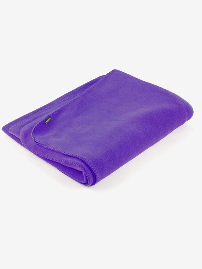 Fleece Yogadecke violett