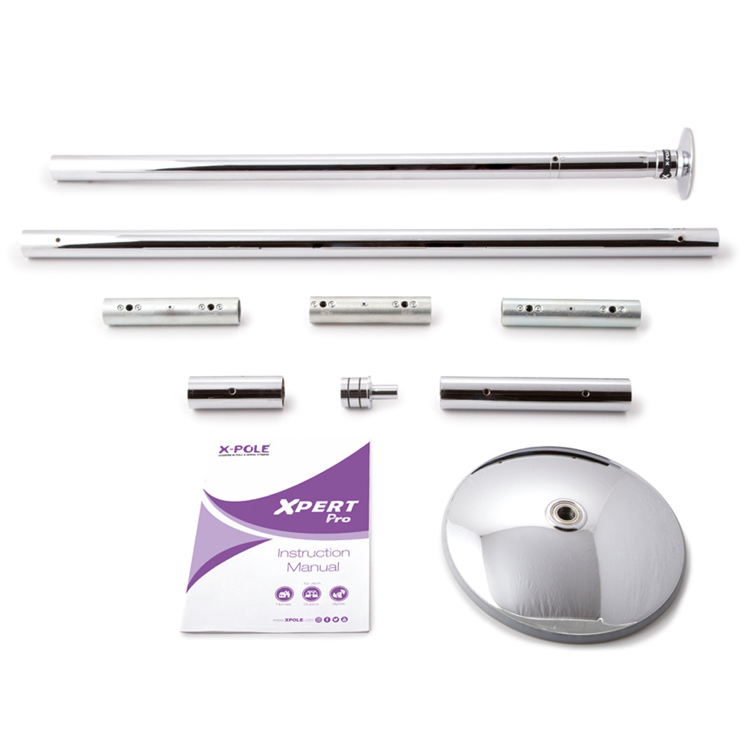 X-Pole Xpert Pro (PX) 40mm Set, Chrom