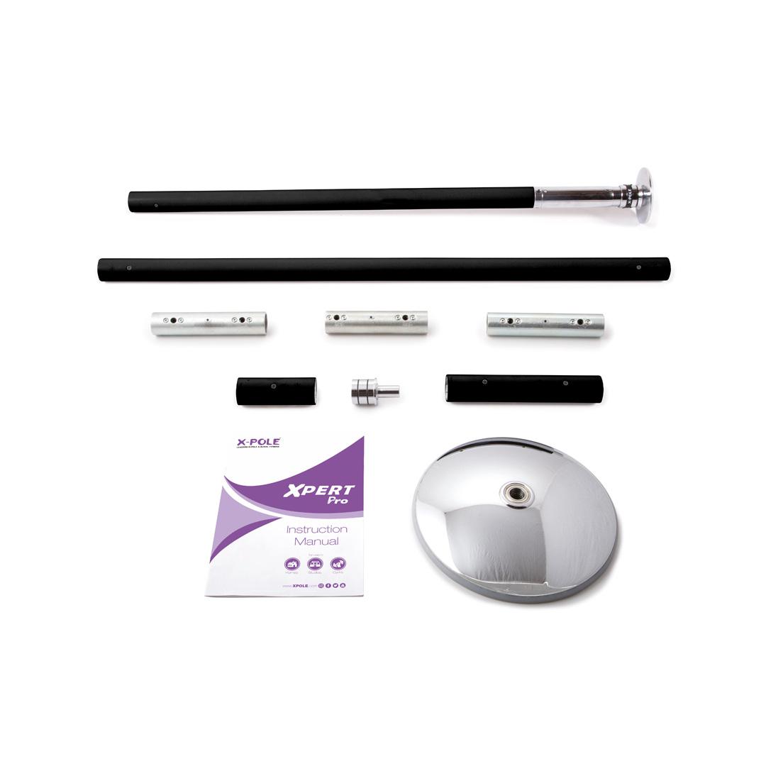 X-Pole Xpert Pro (PX) 45mm Set, Pulverbeschichtet Schwarz