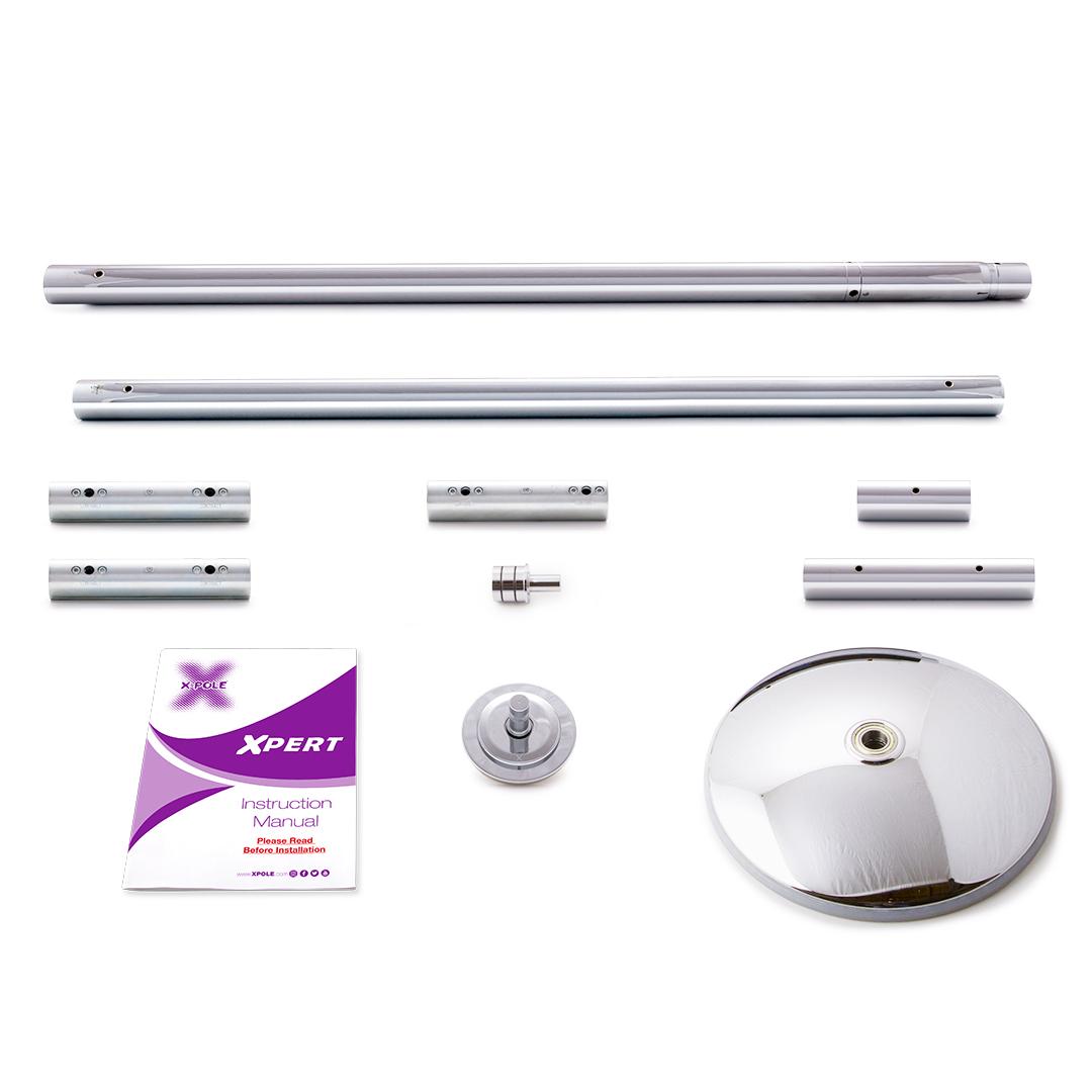 X-Pole Xpert (NXN) 40mm Set, Chrom