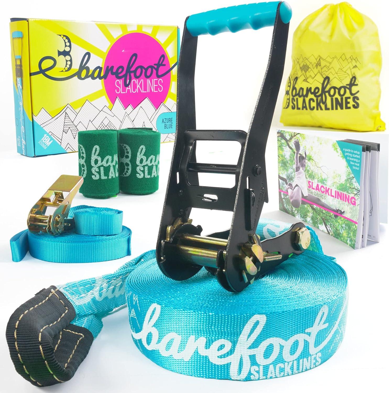 Barefoot Slackline 18m blau