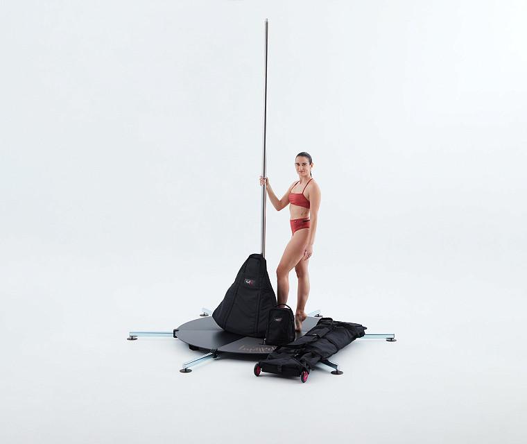 Lupit Pole Stage Long Legs Stainless 45mm mit Transporttaschen