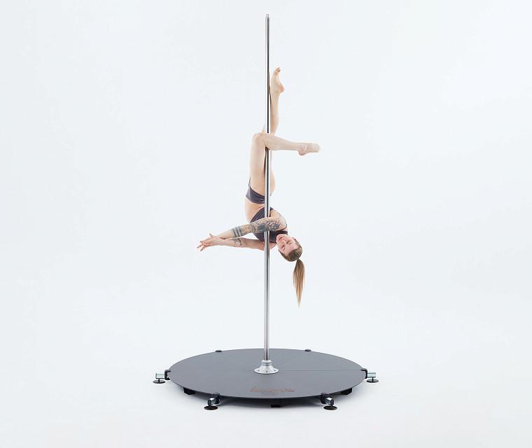 Lupit Pole Stage Short Legs Stainless Steel 45 mm