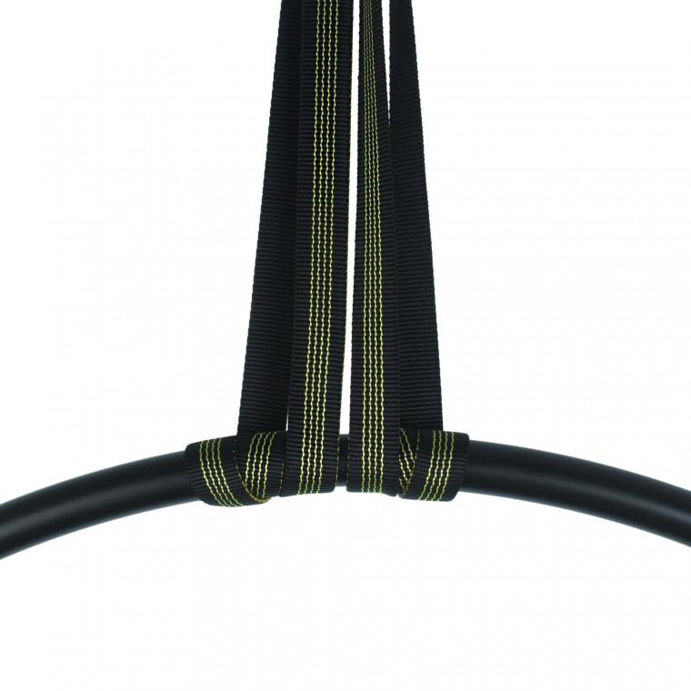 0 Punkt Aerial Hoop - pearl schwarz