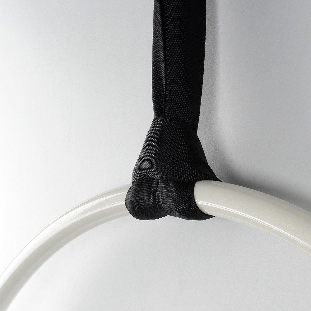 0 Punkt Aerial Hoop - weiss sparkle