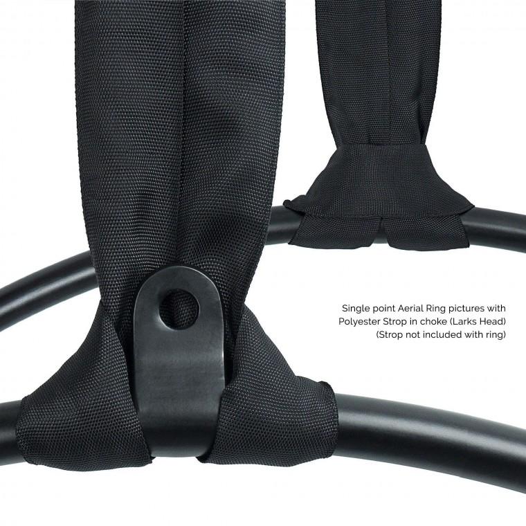 1 Punkt Aerial Hoop - pearl schwarz