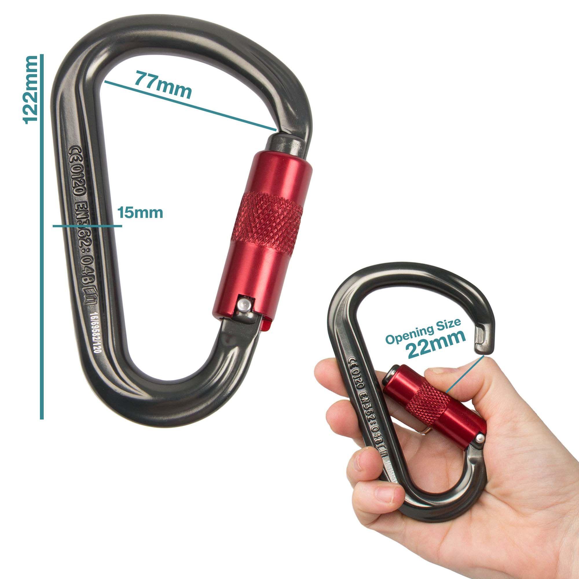 Super Safe Aluminium Karabiner