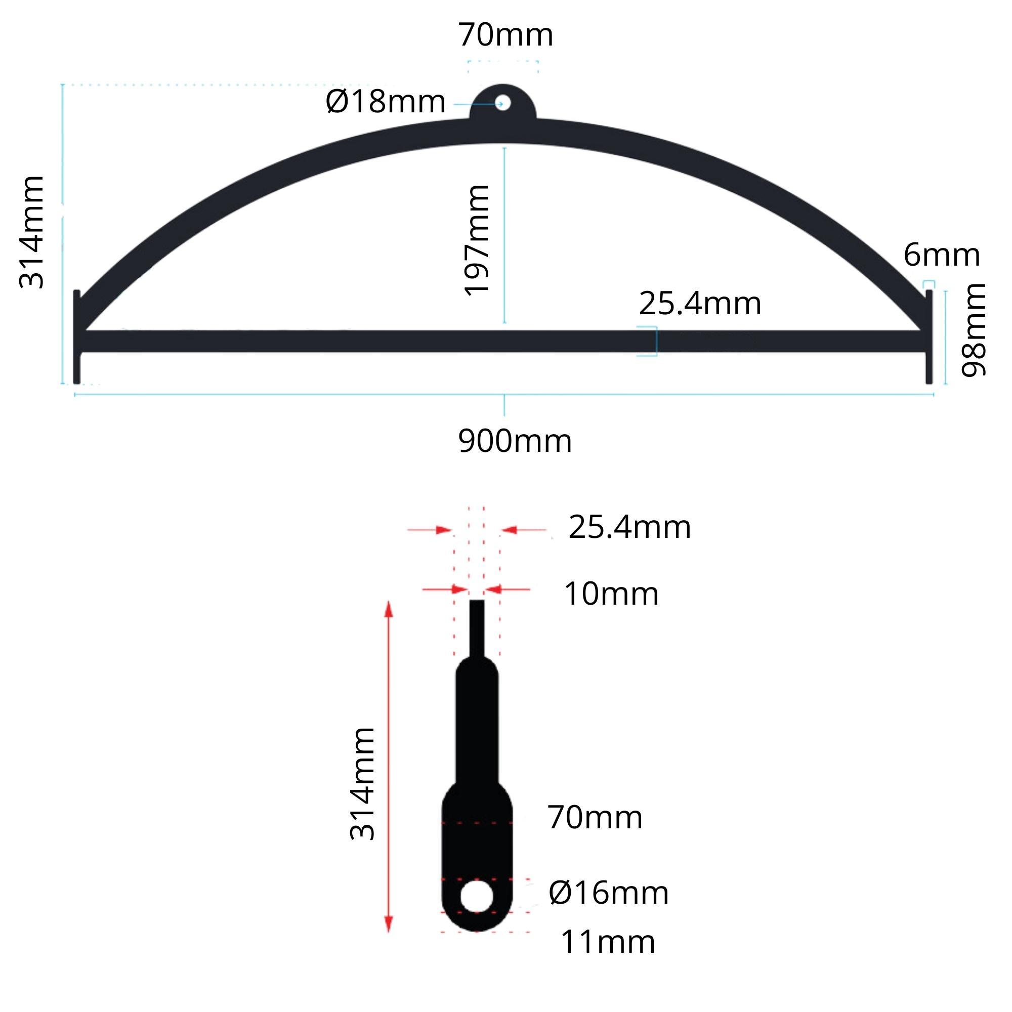Aerial Spreader Bar XD 90cm