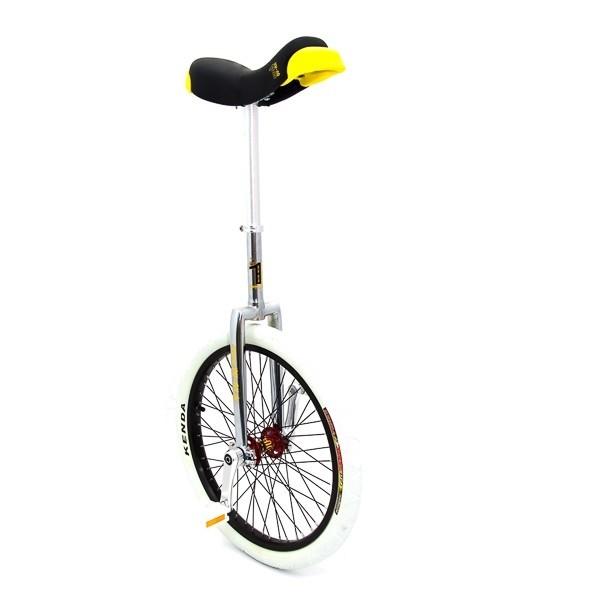 Einrad Professional Freestyle 20" Chrom/Weiss