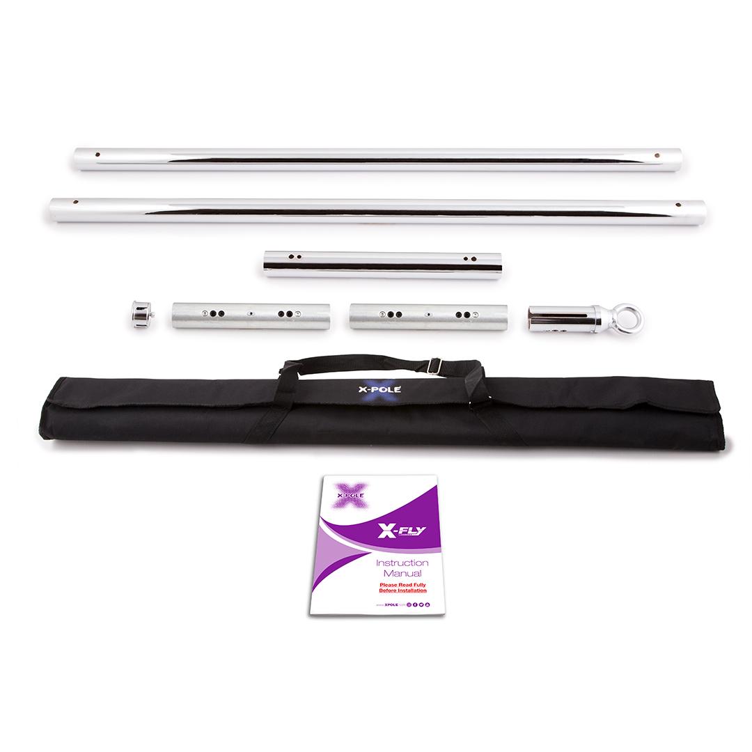 X-Pole X-Fly Flying Pole Chrom Pro 45mm