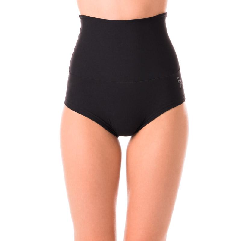 Hoch taillierte Shorts Betty, Schwarz