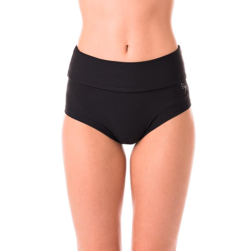 Hoch taillierte Shorts Betty, Schwarz
