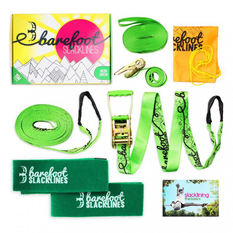 Barefoot Slackline 18m grn