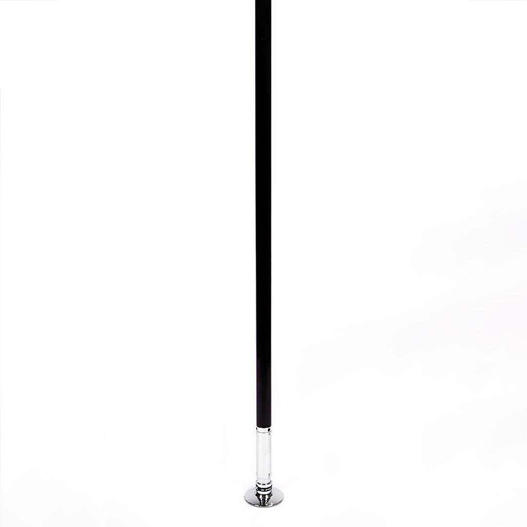 X-Pole Competition Studio Pole Pulverbeschichtet Schwarz 45mm