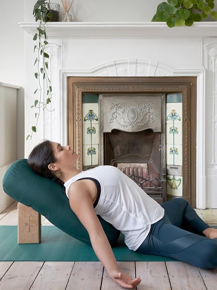 Yogamatters Polster navy blau