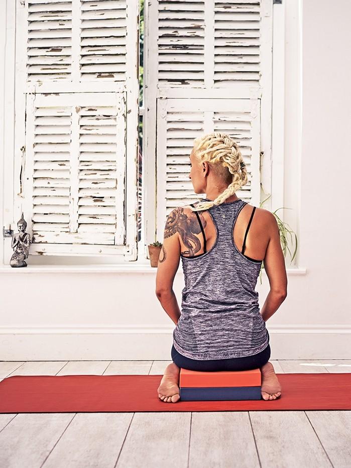 Yogamatters Yogablock royal blau