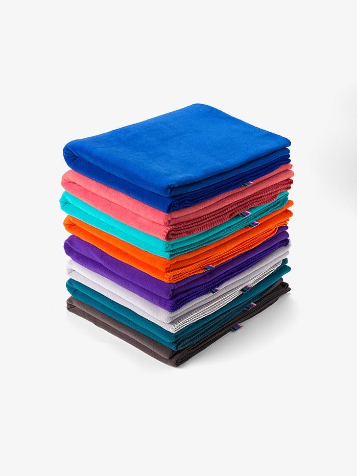 Fleece Yogadecke royal blue