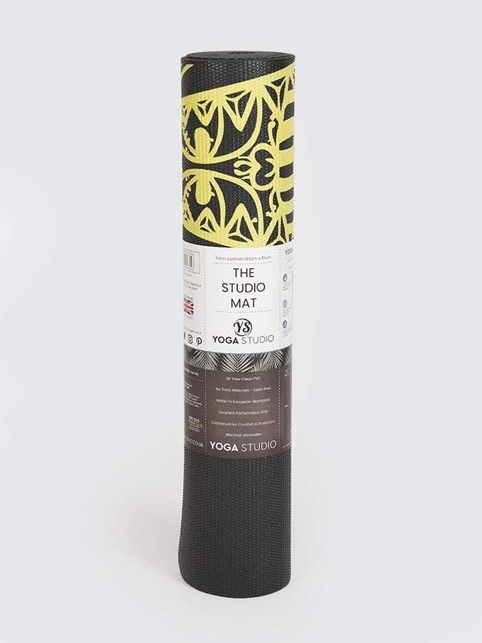 Designed Sticky Yoga Mat 6mm grau, gelber Elefant