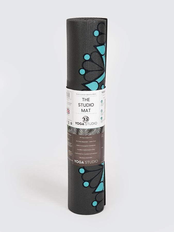 Designed Sticky Yoga Mat 6mm grey, mandala
