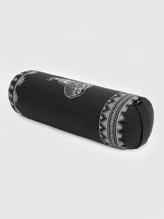 Organic Buckwheat Designed Yoga Bolster, graphit grau