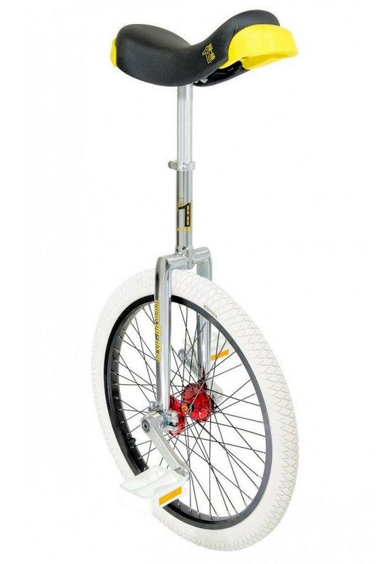 Einrad Professional Freestyle 20" Chrom/Weiss