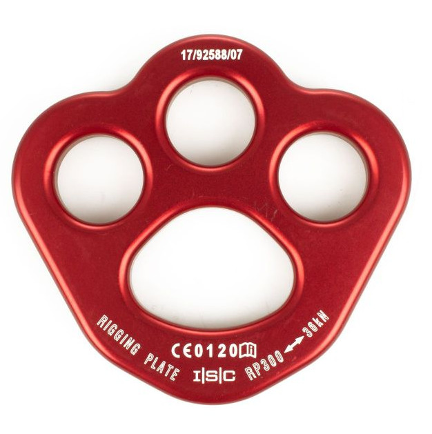 ISC Riggingplatte - klein rot