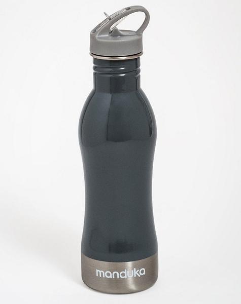 Stainless Steel Water Bottle - Thunder, Grau