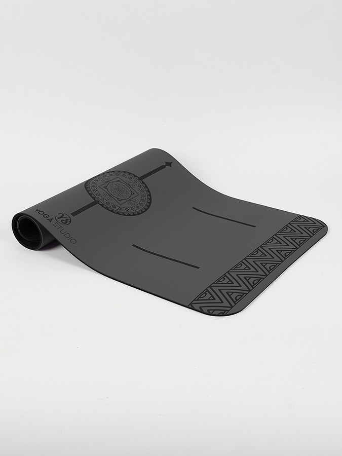 Yoga Studio The Grip Pad Mini Mat, Mandala, gris