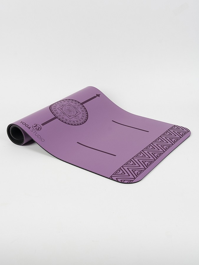 Yoga Studio The Grip Pad Mini Mat, Mandala, violet