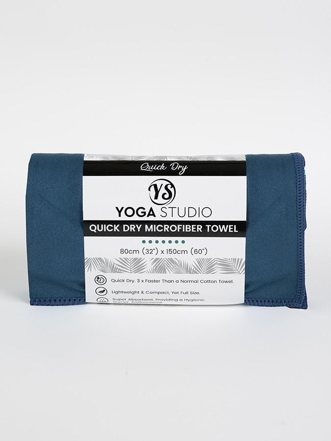 Serviette microfibre extra large  schage rapide, bleu