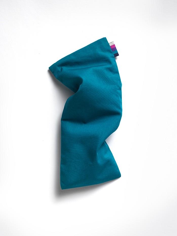 Organic Baumwoll-Augenkissen ocean green